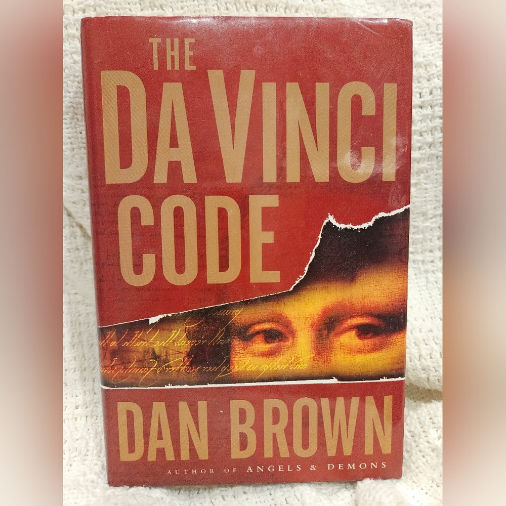 The DaVinci Code by Dan Brown Hardcover Book